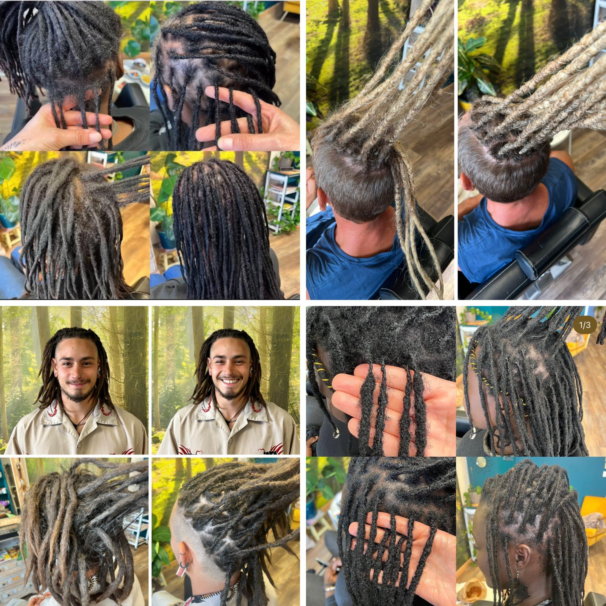 Entretien des dreadlocks naturelles pour homme, femme et enfant. Dreads Expert, salon de coiffure spécialisé en entretien des dreadlocks naturelles depuis 2001. Lisah de Dreads Expert, coiffeuse et hairstylist prends soins de vos dreads. Reprendre vos racines our bien resserrer et solidifier, ainsi, vos dreadlocks. Réintégrer les cheveux rebelles dans la dread sur toute sa longueur. Appliquer des soins hydratant et rafraîchissant sur votre cuir chevelu et vos locks.